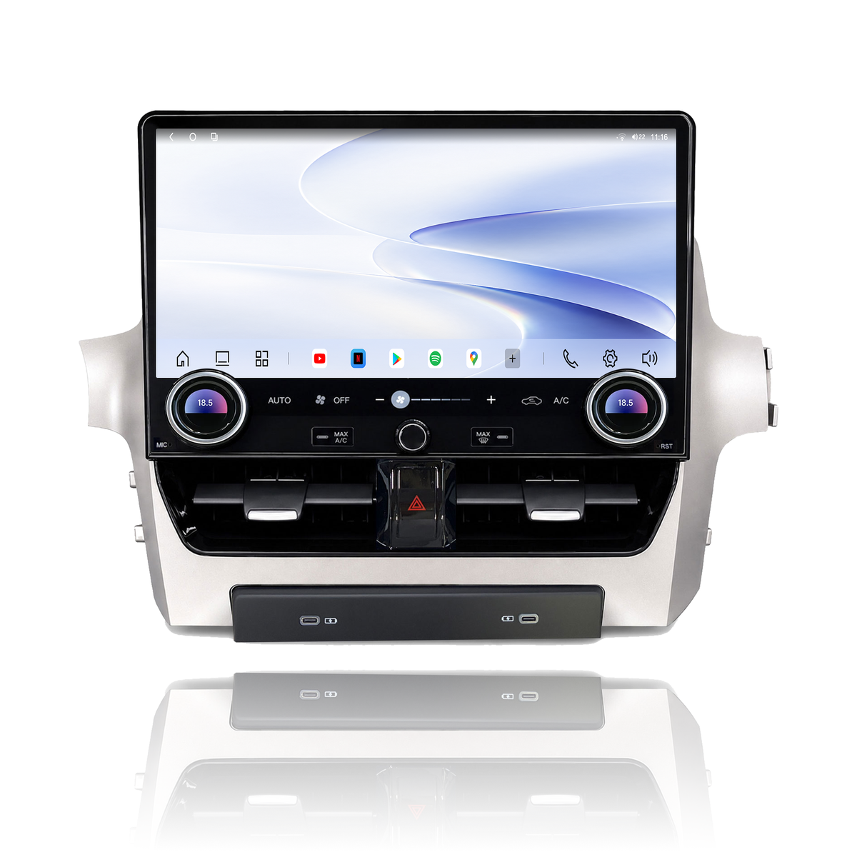 H7 Pro 12.5-inch Android 14 Infotainment Upgrade for Lexus GX 460 2010-2021