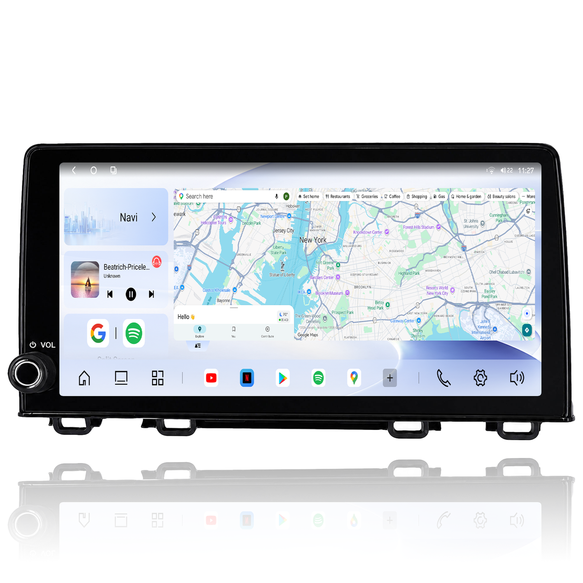10.33-inch Android 14 Infotainment Upgrade for Honda CR-V 2017-2022