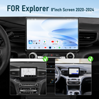 H7 Pro 13-inch Android 14 Infotainment Upgrade for Ford Explorer 2020-2024