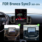 11.5-inch Android 14 Infotainment Upgrade for Ford Bronco Sport 2021-2024