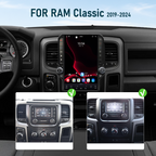 V7 Pro 13.1-inch Android 14 Infotainment Upgrade for RAM 1500 Classic 2019-2024