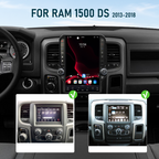 V7 Pro 13.1-inch Android 14 Infotainment Upgrade for RAM 1500 DS 2013-2018