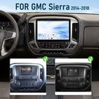 Dual Systems 12-inch Android 14 Infotainment Upgrade for GMC Sierra 1500 2014-2019 and Sierra HD 2015-2019