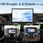H7 Pro 13-inch Android 14 Infotainment Upgrade for Jeep Wrangler JK 2007-2018
