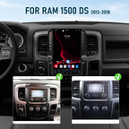 V7 Pro 13.1-inch Android 14 Infotainment Upgrade for RAM 1500 DS 2013-2018