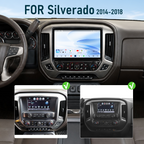 Dual Systems 12-inch Android 14 Infotainment Upgrade for Chevrolet Silverado 1500 2014-2019 and Silverado HD 2015-2019