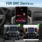 Dual Systems 15.6-inch Android 14 Infotainment Upgrade for GMC Sierra 1500 2022-2026