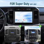 Dual Systems 13-inch Android 14 Infotainment Upgrade for Ford F-250 / F-350 Super Duty 2017-2021