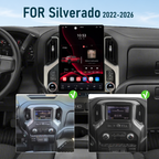 Dual Systems 15.6-inch Android 14 Infotainment Upgrade for Chevrolet Silverado 1500 2022