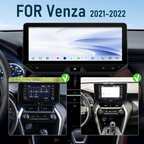 12.3-inch Android 14 Infotainment Upgrade for Toyota Venza 2021-2022