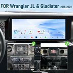 H7 Pro 15.6-inch Android 14 Infotainment Upgrade for Jeep Wrangler JL 2018-2023 and Gladiator JT 2020-2023