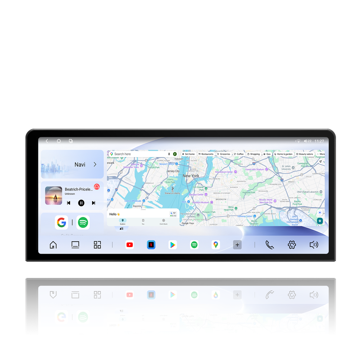 12.3-inch Android 14 Infotainment Upgrade for Honda Accord 2018-2021