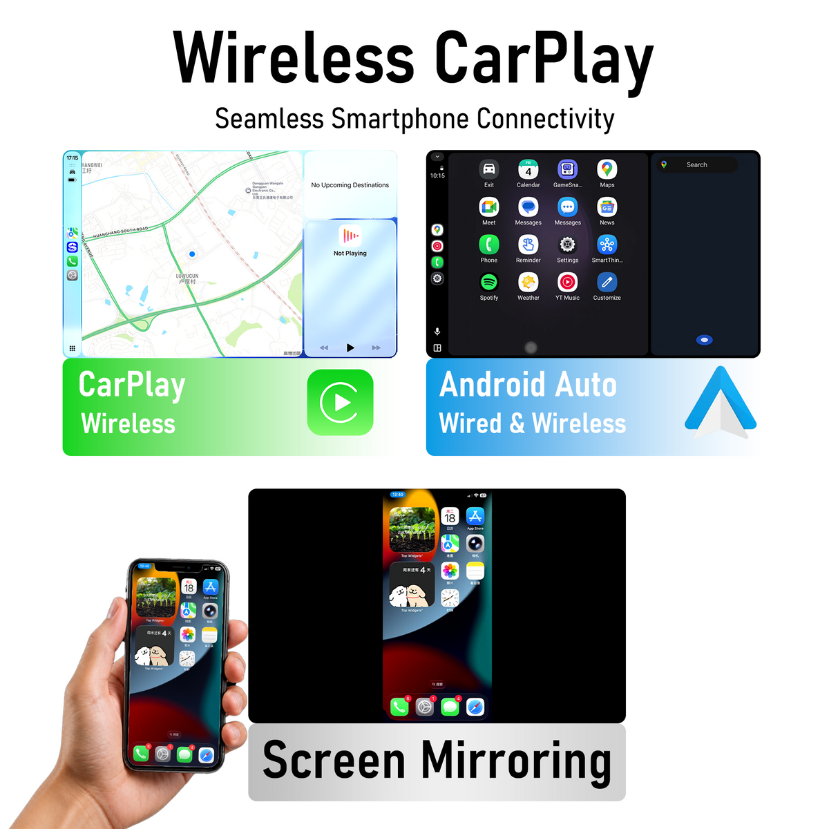 11.5-inch Android 14 Infotainment Upgrade for Honda Civic 2022-2026