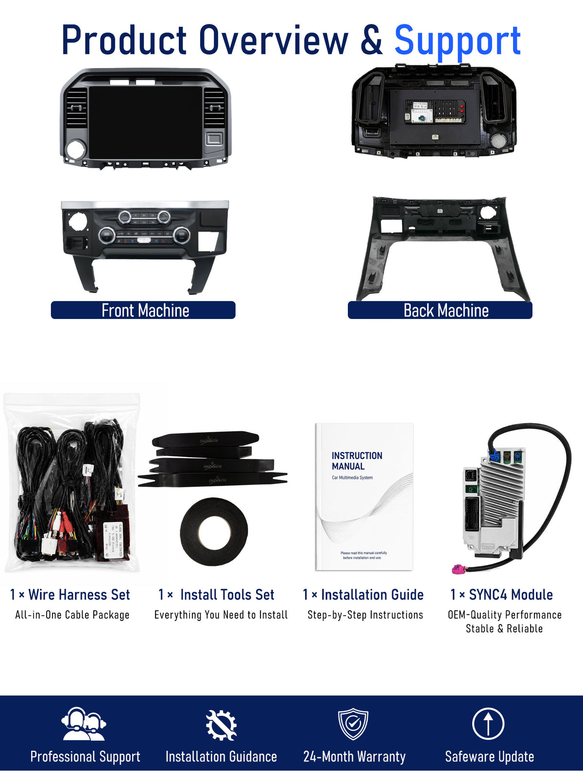 13-Inch SYNC 4 Upgrade for F-150 & Super Duty 2016-2022