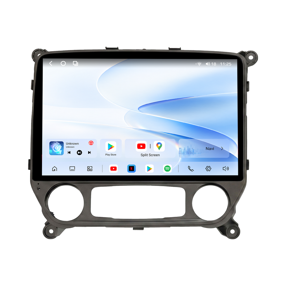 Dual Systems 12-inch Android 14 Infotainment Upgrade for Chevrolet Silverado 1500 2014-2019 and Silverado HD 2015-2019