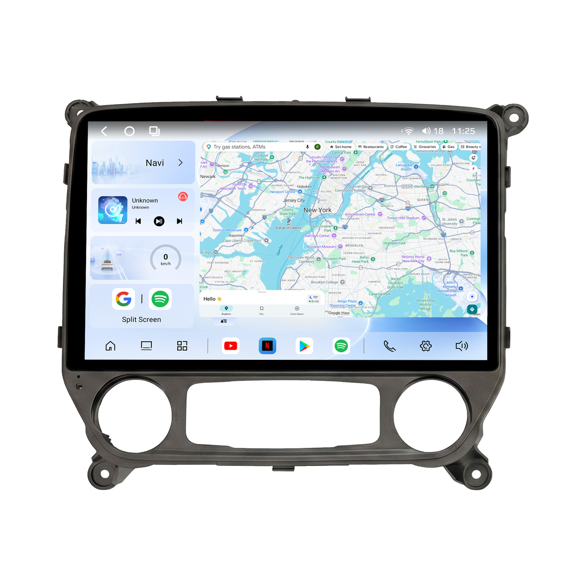 Dual Systems 12-inch Android 14 Infotainment Upgrade for GMC Sierra 1500 2014-2019 and Sierra HD 2015-2019