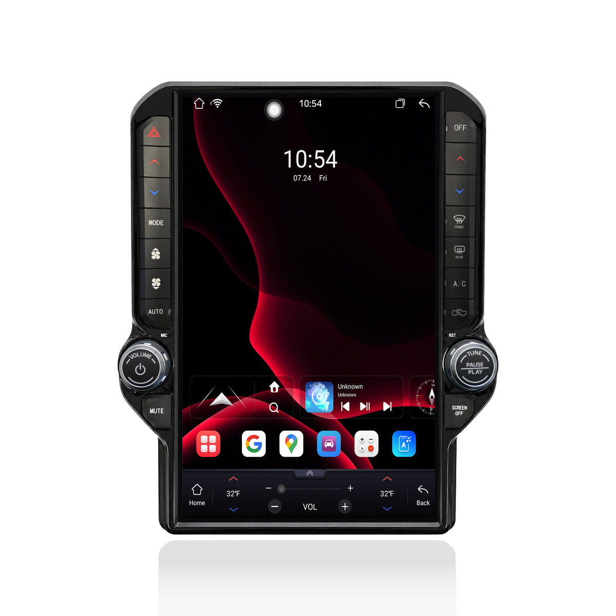 V7 Pro 13.1-inch Android 14 Infotainment Upgrade for RAM 1500 DS 2013-2018