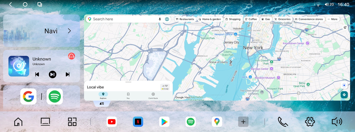 Elynx UI window mode interface