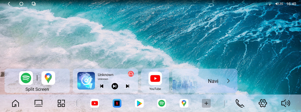 Elynx UI wallpaper mode